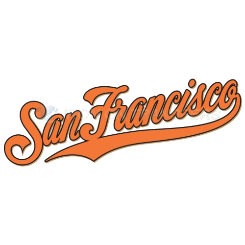 San Francisco Giants Iron-on Stickers (Heat Transfers)NO.1898
